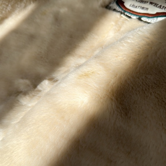 Vintage Genuine Leather B3 Bomber Jacket Dark Brown Faux Shearling Lining - Picture 6 of 16